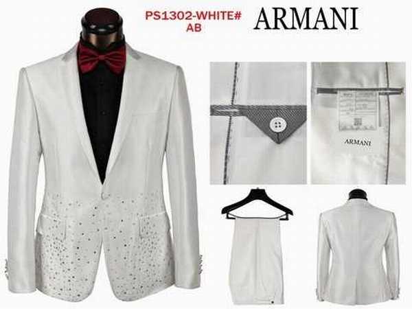 costume armani blanc