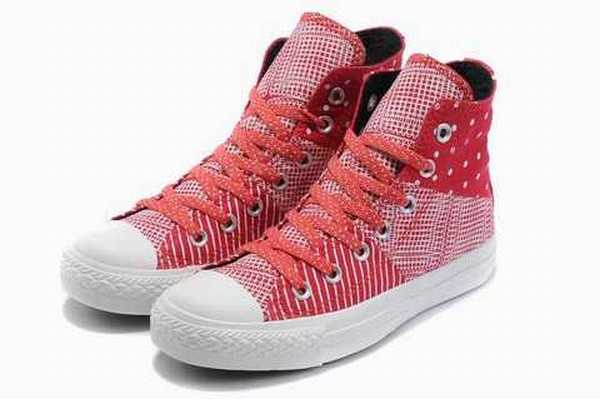 converse rose fluo femme