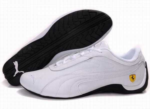 chaussure puma ferrari blanche