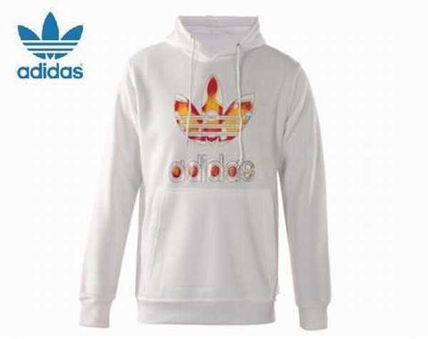 pull adidas blanc